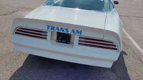 1976 Trans Am send off